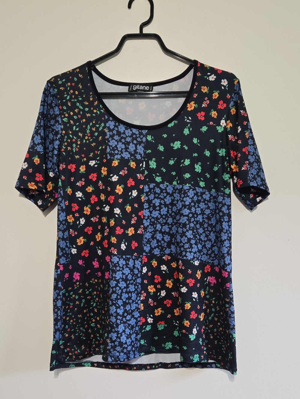 Vintage 2 Piece Patchwork Print Skirt Set
